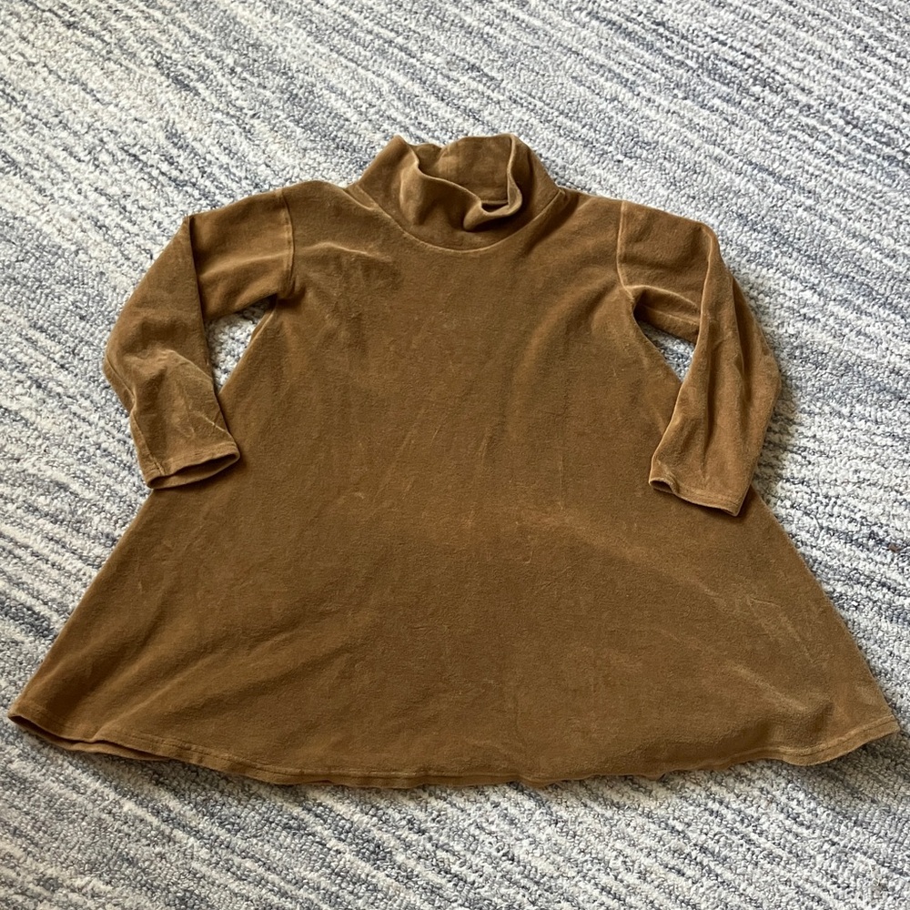 8/9 The Simple Folk Organic Cotton Velour Dress